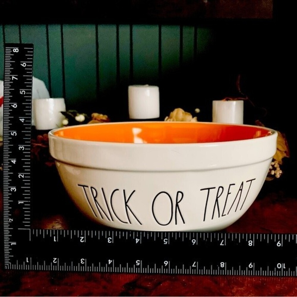 Rae Dunn Bowl Trick or Treat LL Halloween  Mixing Bowl Kitchen Home - Picture 5 of 10